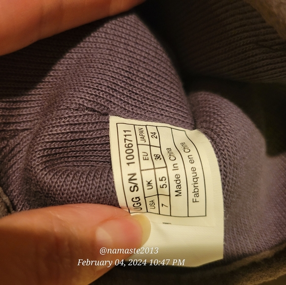 Ugg Camaya Metalic Suede Sequin Knit Boot Designer Shearling Winter Boot #712 - Picture 15 of 17